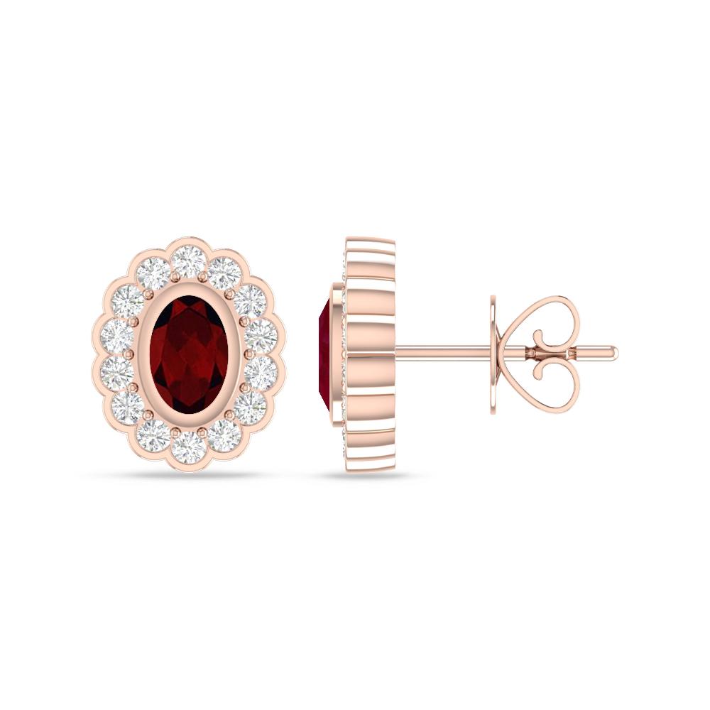 Rose Gold - Garnet